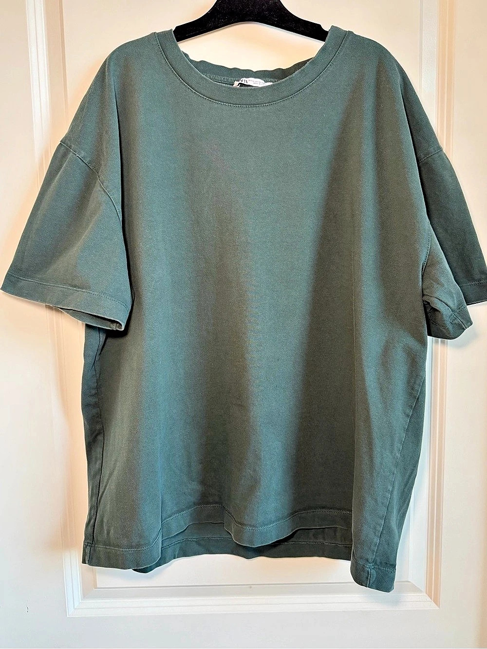 Zara Green Short Sleeve Tee Size Medium